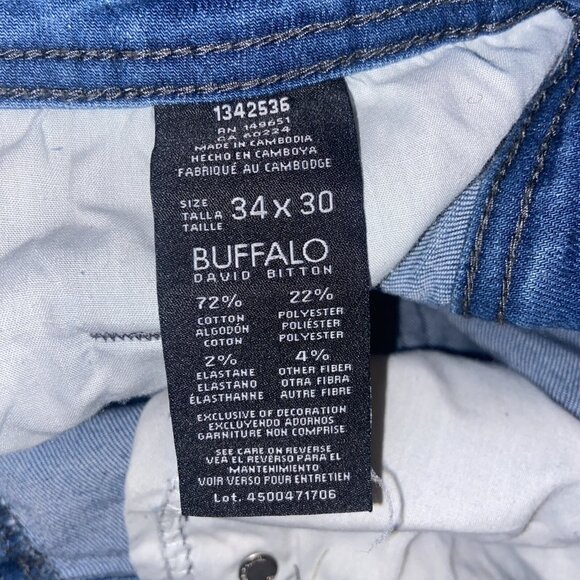 Buffalo David Bitton axle jeans women’s 34 x 30 - Picture 7 of 11